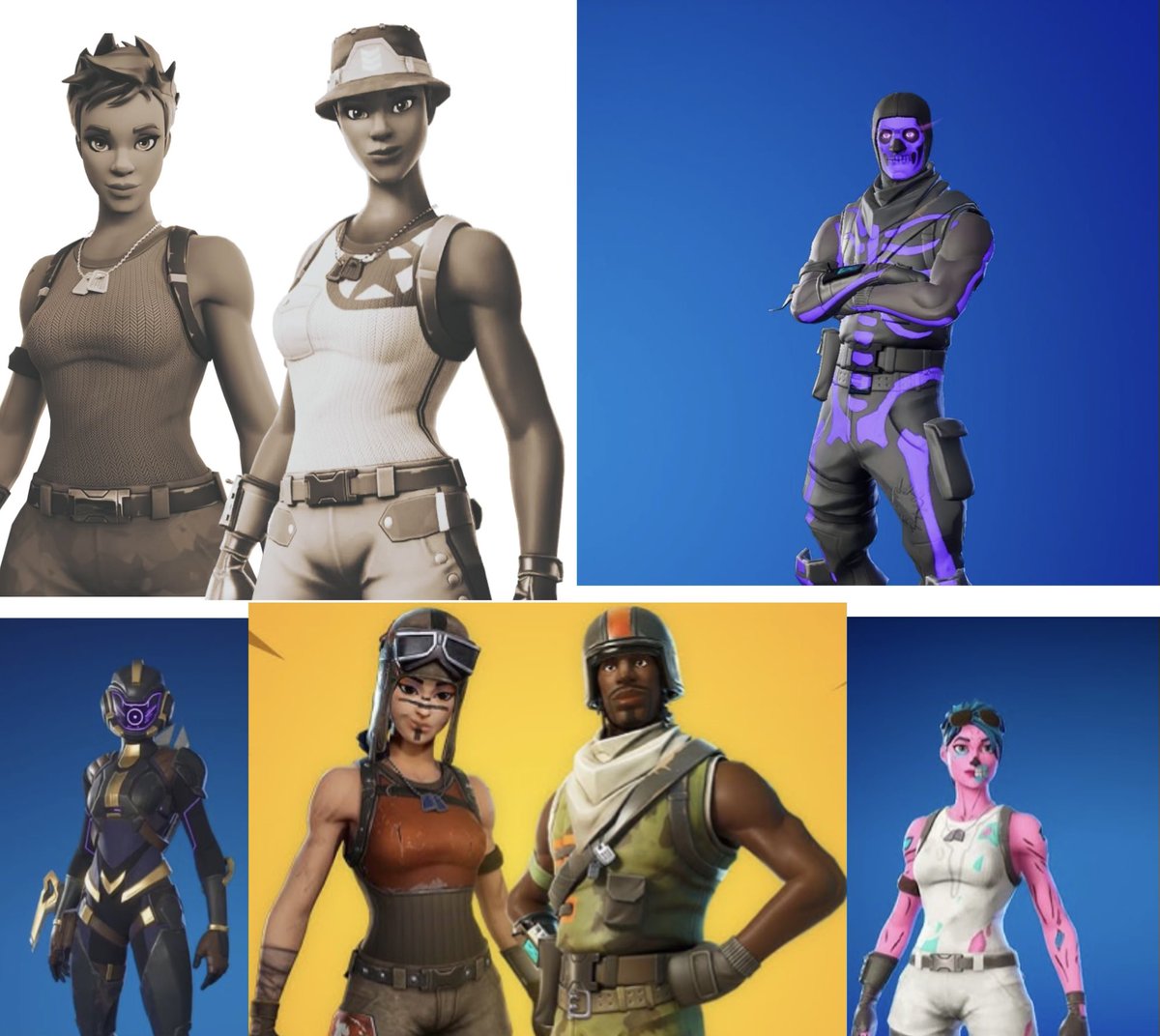I’m not someone that brags about Fortnite’s exclusivity or whatever but one thing that saddened me the most is how they treated Banshee horribly for so long and there’s no talks about it.

Renegade has been rare for long and no exclusive outfit, Recon Expert have been (1)….