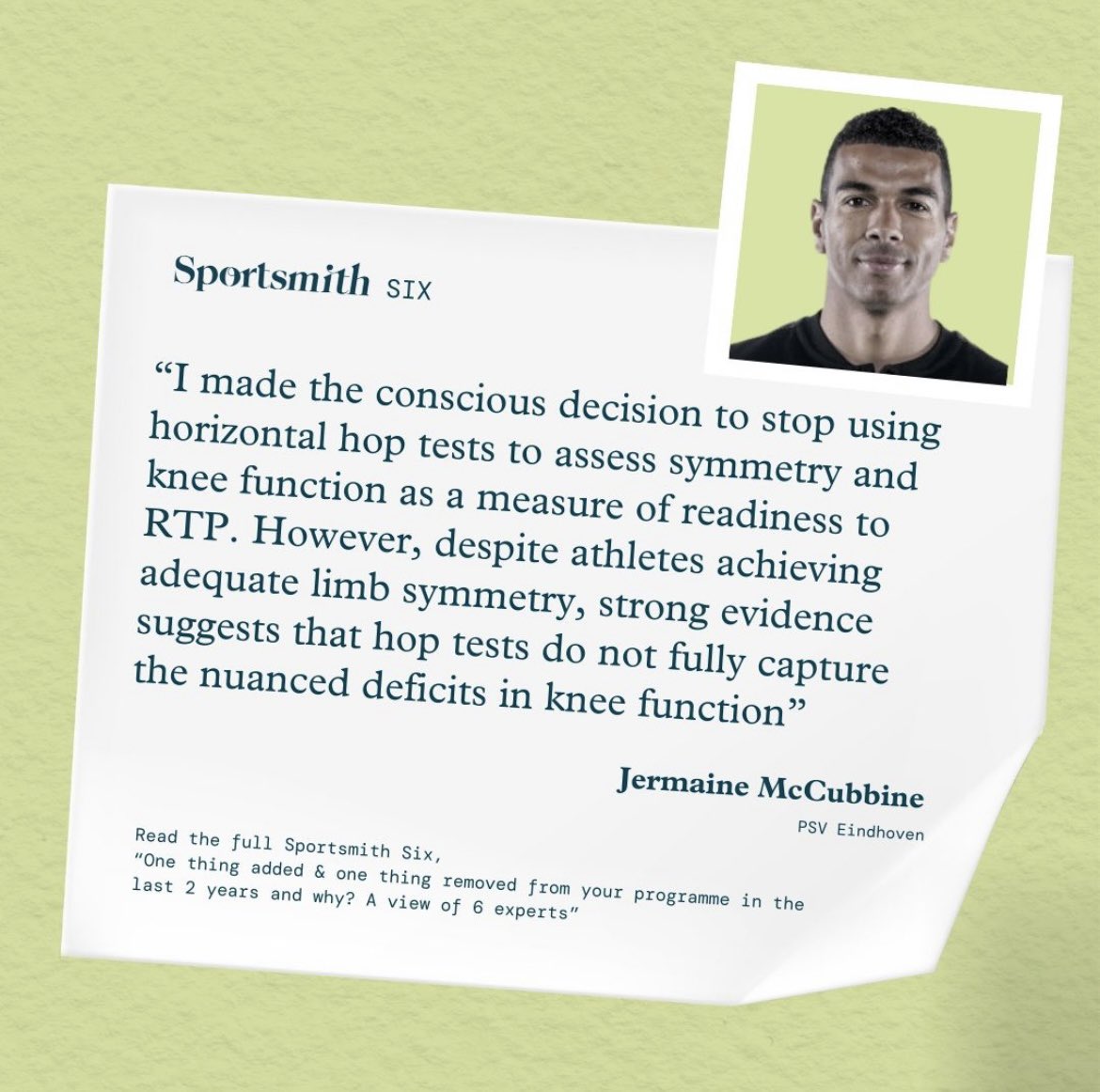 Pleased to contribute &amp; share some reflective insights into what I’ve added &amp; taken away from my practice in recent times.

Great to share the stage with some brilliant brains within the S&amp;C world 🧠.

<a href="/SportsmithHQ/">Sportsmith</a> 🤝