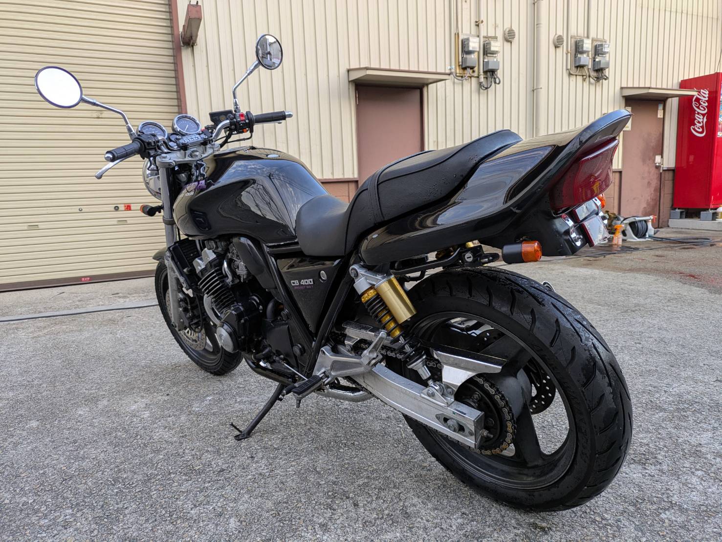 大阪堺発♪ホンダ CB400SF NC31 黒 CBXテール 社外マフラー 大阪堺発♪ホンダ CB400SF NC31 黒 CBXテール 社外マフラー