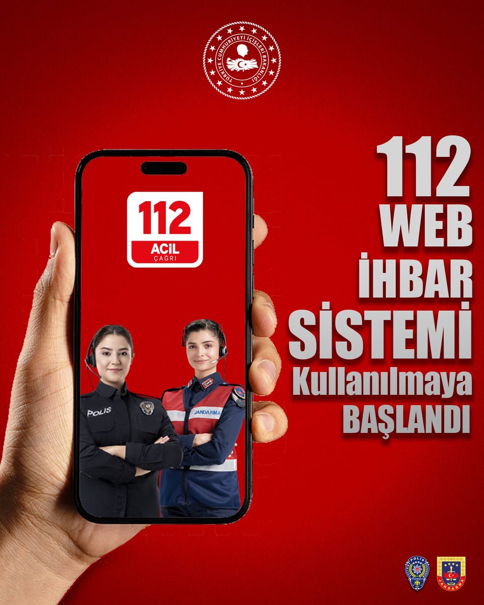 🚨 112 Web İhbar Sistemi ile Yeni Dönem Başlıyor!

İçişleri Bakanlığımız tarafından hayata geçirilen 112 Web İhbar Sistemi, kullanıcı dostu arayüzü ve kolay erişim imkanıyla vatandaşlarımızın hizmetinde.

Bu sistem sayesinde şüpheli durumlar ve suç faaliyetleri hızlı ve güvenli