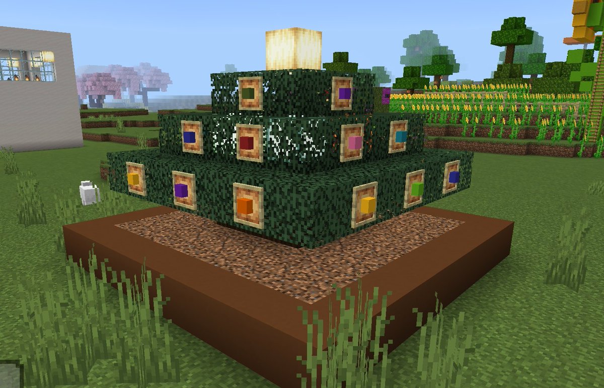 kurakura_II's tweet photo. Merry Christmas！
#Minecraft #minecraft建築コミュ https://t.co/P6v3IWbnCT