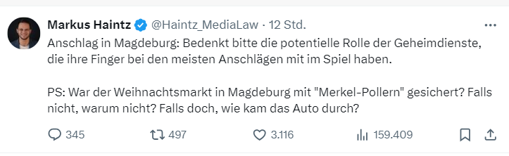 Bronx58's tweet photo. Die journalistischen Trittbrettfahrer #Haintz und Jay #Beicht v. #HaintzMedia, verbreiten wieder ihren
"identischen" geistigen Müll, zu #Magdeburg. Beide greifen ihre Infos bei den so verhassten #Mainstream Medien ab.
#BrauneBrut #FckAfD #Querdenken #SpendenHaintz
#Spekulation https://t.co/p4hOXMGt4C