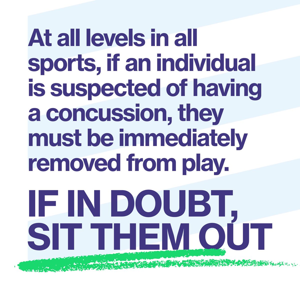 #Concussion/Brain Injury 🧠

In the Red Mist of the Game make sure we look after the Brain 🙏

It’s not just a “Wee Knock”

#BensLegacy 

sportscotland.org.uk/clubs/scottish…