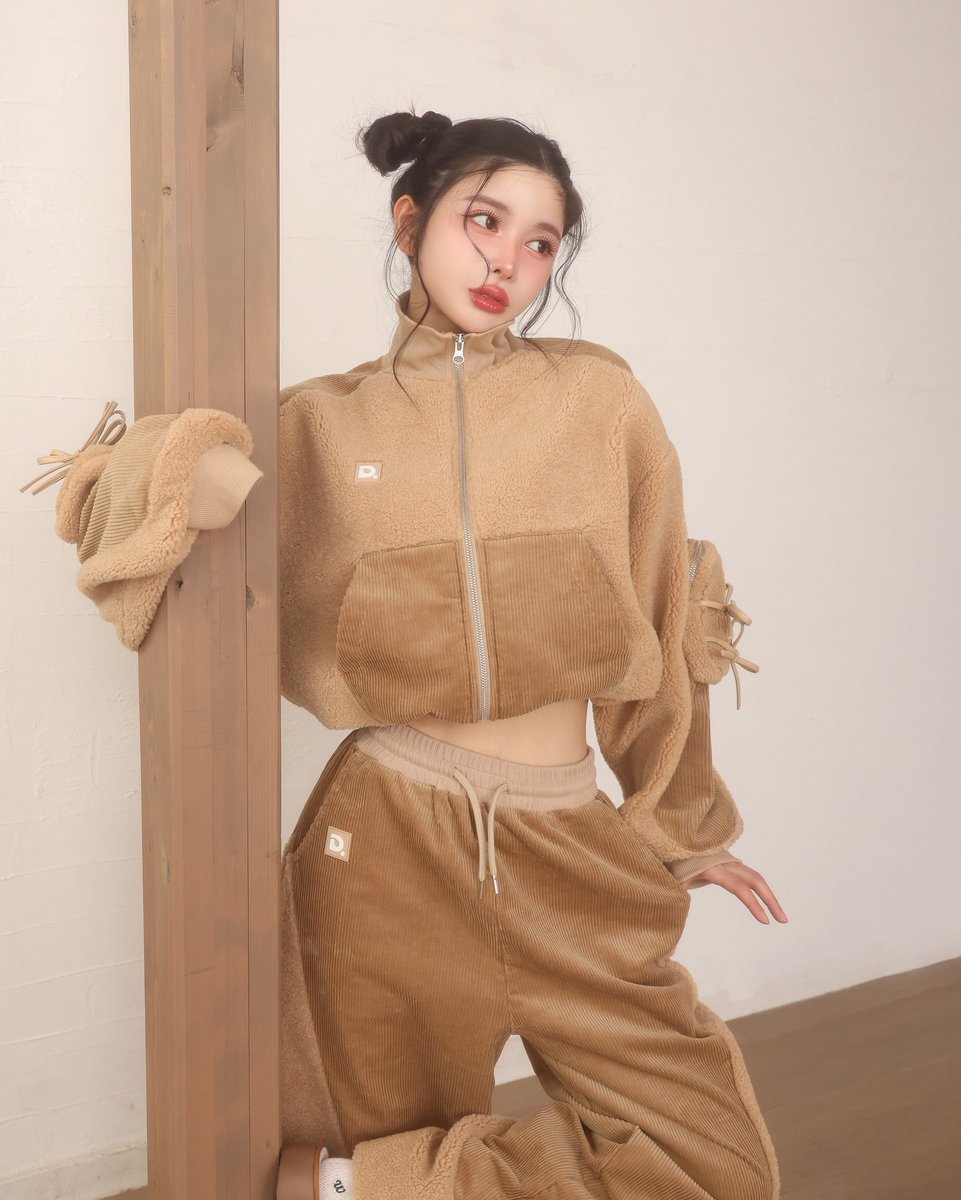 coming soon 🐻❤️🤍 【ボアコンビリボンポケットロングパンツ】 着る