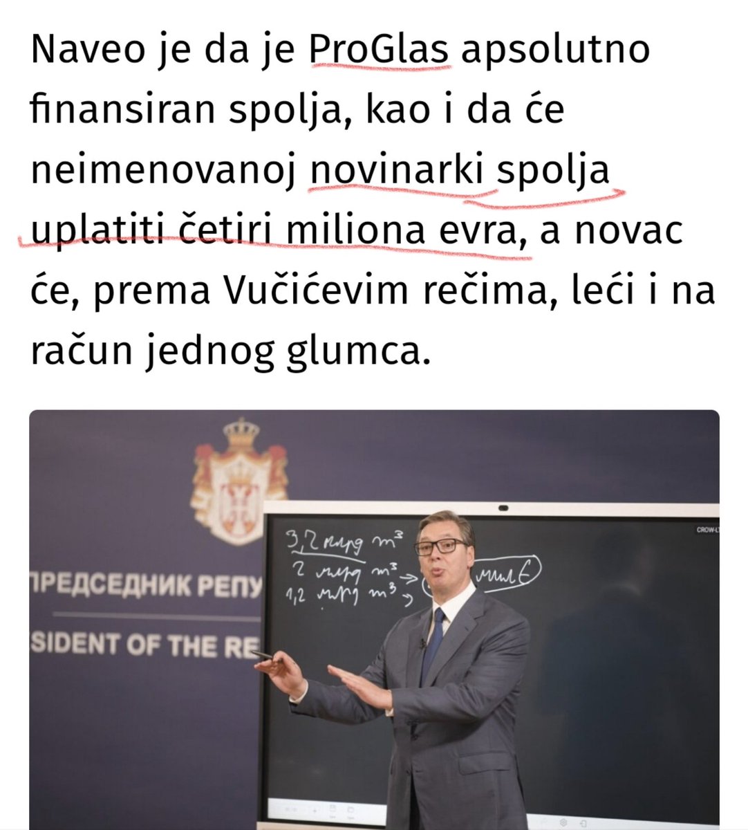 PreCedniče <a href="/avucic/">Александар Вучић</a>, pare su legle, evo me u Parizu, čekam sastanak u hotelu Ritz sa Canetom Subotićem, kao vi i Toma onomad.
Sigurno nije da preCednik laže?!