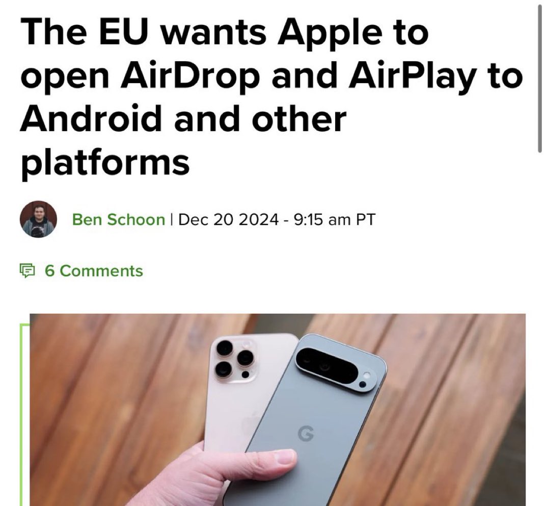 2025: EU wants Apple to let Android phones run iOS