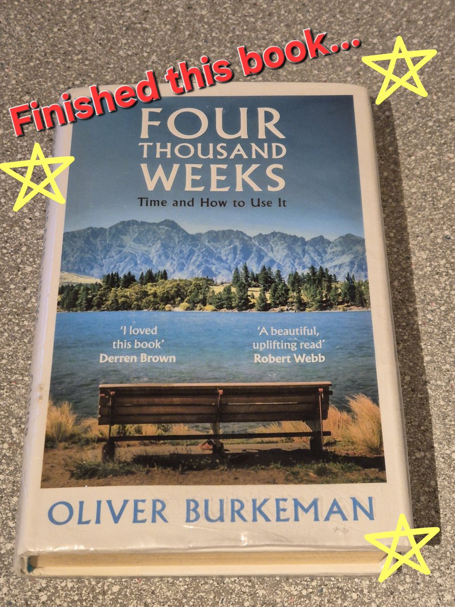 AngieGodden's tweet image. Great book...very thought provoking.
Been good to take time to sit quietly and read!
Small wins and time for myself 😀
@oliverburkeman