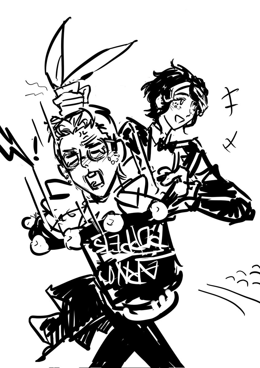 DDDdongumi's tweet image. 此人究竟还有多少画不下去的涂鸦（）