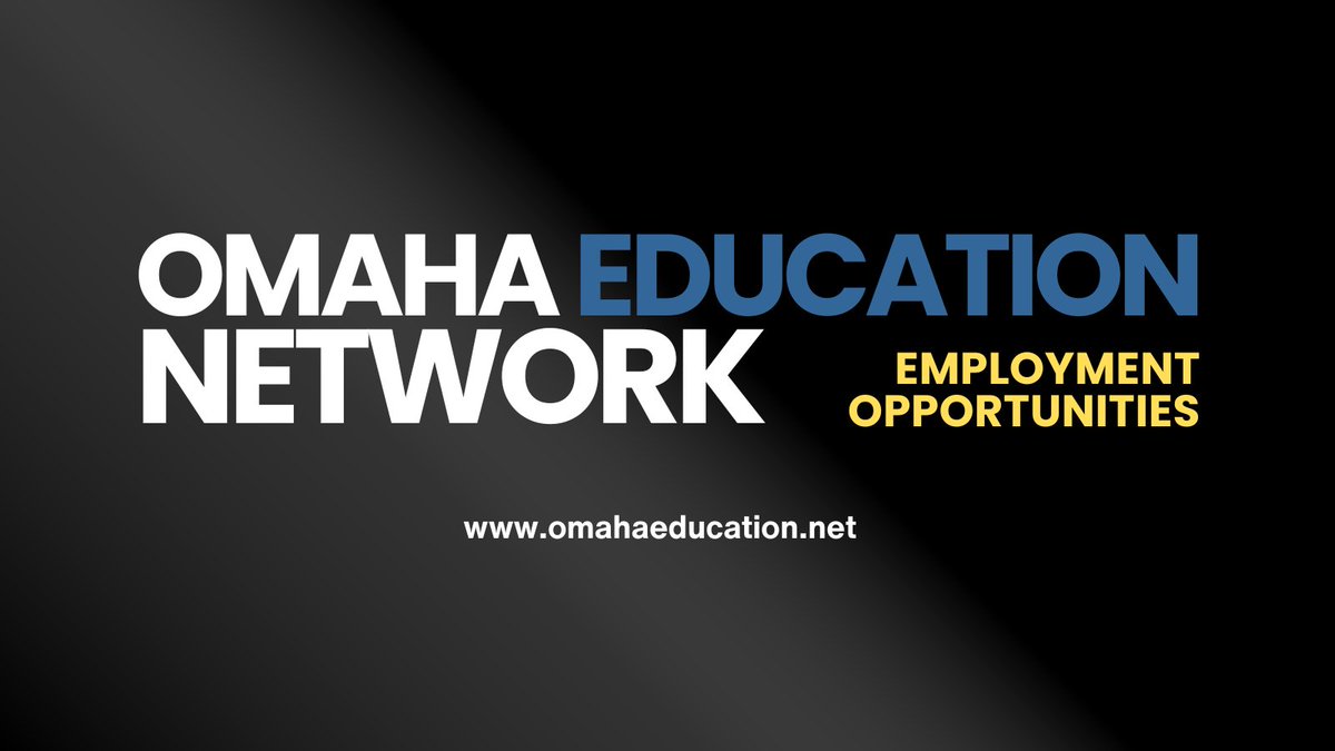 OmahaEDUNetwork's tweet photo. Visit Omaha Education Network today! AI aggregated employment opportunities available 24-7-365! #OmahaJobs #OmahaEmployment #OmahaEducation #OmahaTeachers https://t.co/ZVfOO47vFs https://t.co/qQQvbmXSCa