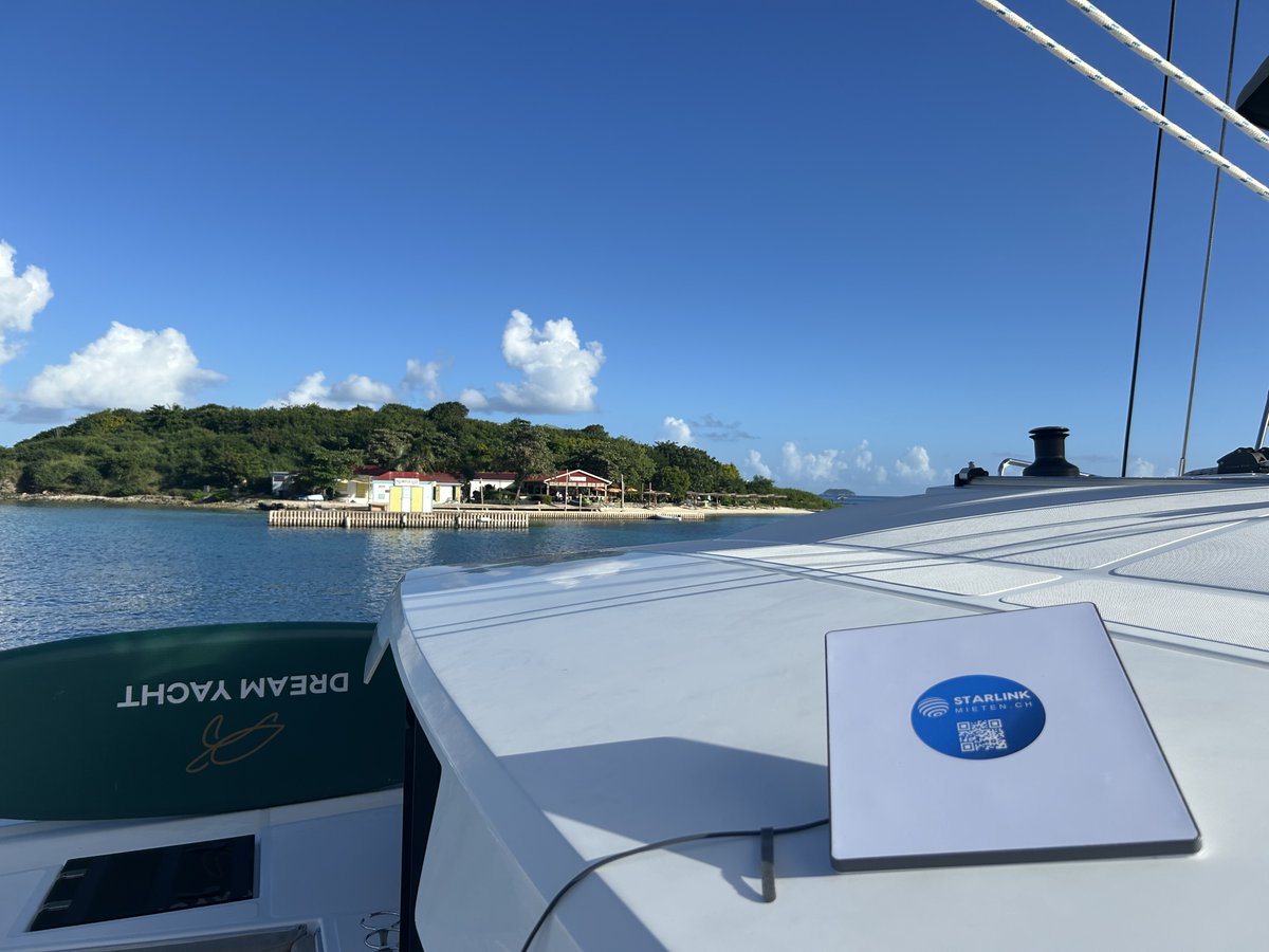Unser neues Starlink mini Set war diesen Monat auf einem Katamaran in den Britischen Jungferninseln unterwegs ⛵️📡🛰️ Der glückliche Kunde hat uns dazu ein nettes Feedback geschrieben. Vielen Dank! 🤩
starlinkmieten.ch/Kundenfeedback/