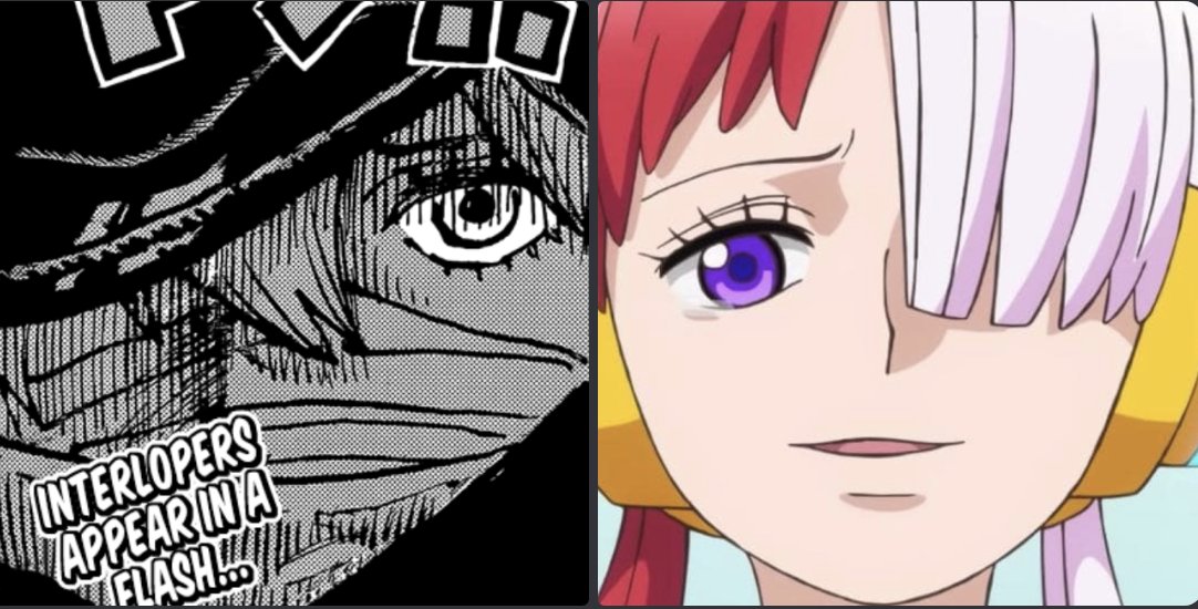 #ONEPIECE #ONEPIECE1134 #onepiece1134SPoilers  

Is it actually UTA and her mouth is sealed so she can't sing???