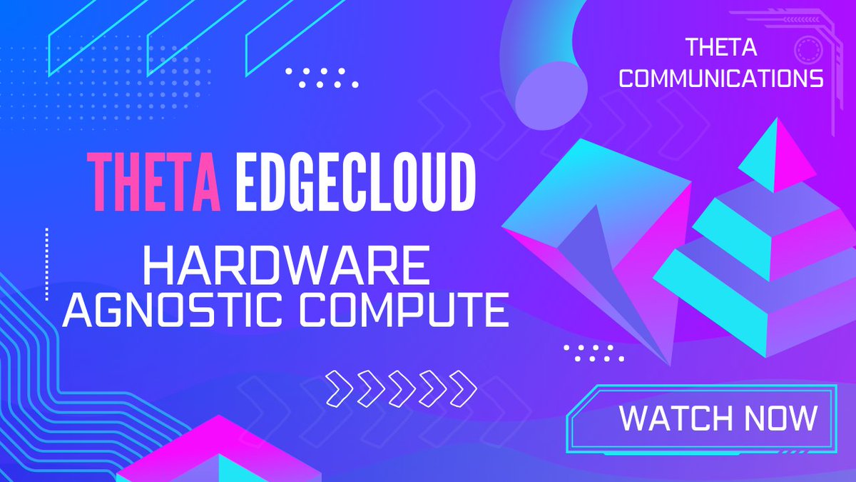 cloudthetacom's tweet photo. 🚨 NEW YOUTUBE IS LIVE 🚨

https://t.co/YUOkcIrwUD

Let's talk about the hardware agnostic strength of the THETA NETWORK! 

#THETA #TFUEL #fy #aethir #compute #gpu #nvidia #future #autorouter #router #akash #nano https://t.co/aZNglf9bhR