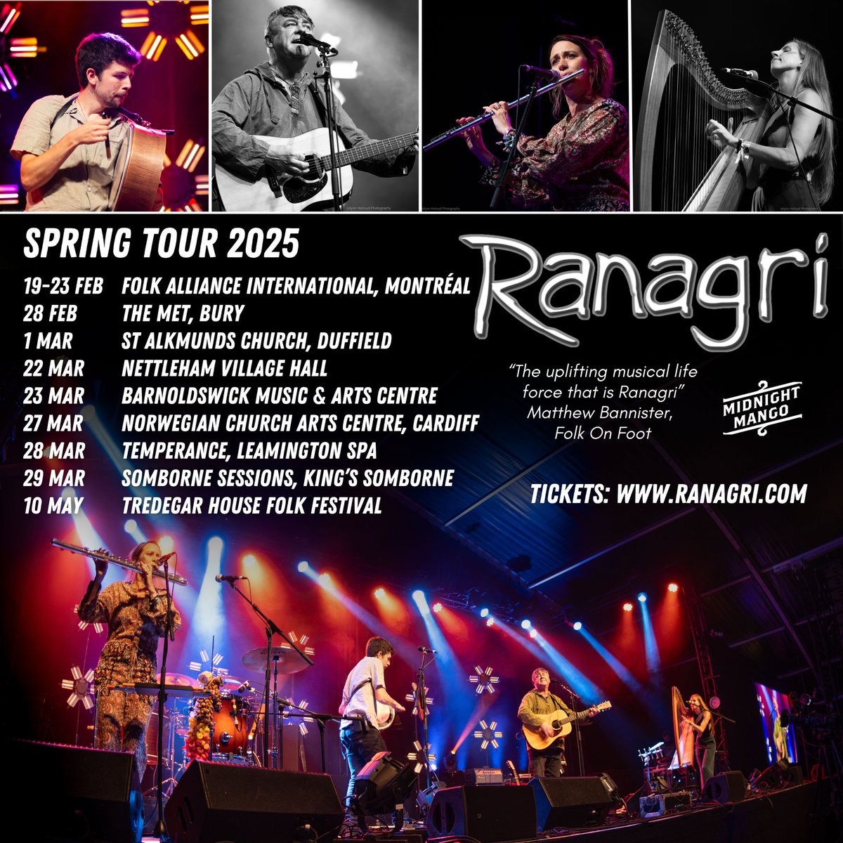 📷📷 New Dates 📷📷 Announcement!
We'll be heading out of hibernation again next Spring with these lovely new gig dates! 📷
We'd love if you'd come and say Hello, and hear some brand new songs we've been brewing for something exciting next year...