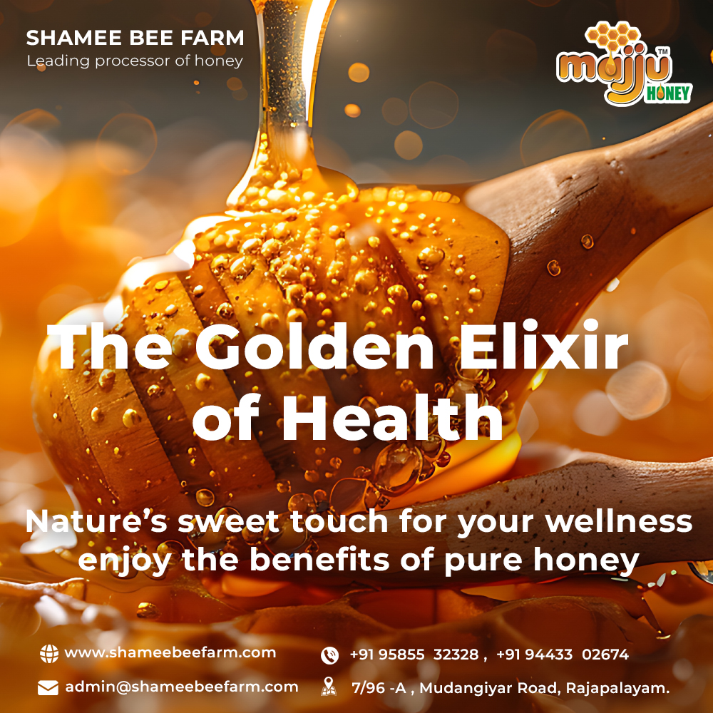 MajjuHoney's tweet image. 🍯The Golden Elixir of Health: Honey 🍯
Honey is nature's golden elixir—a powerful blend of nutrients, antioxidants, and healing properties. 🍯
🌐 majhuhoney.in #majjuhoney #honey #goldenelixir #honeyforhealth #naturalhealing #healthyliving #immunitybooster