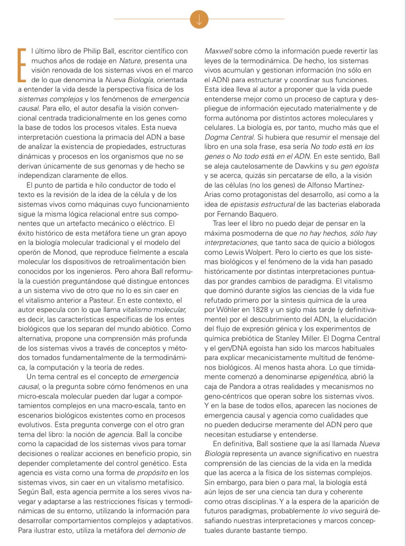 Víctor de Lorenzo (@vdlorenzo_cnb) on Twitter photo Mis disgresiones sobre el libro de @philipcball y el controvertido concepto de *agencia*, en el último número de la <a href="/SEBBM_Revista/">Revista SEBBM</a>: sebbm.es/revista/numero… Mis disgresiones sobre el libro de @philipcball y el controvertido concepto de *agencia*, en el último número de la <a href="/SEBBM_Revista/">Revista SEBBM</a>: sebbm.es/revista/numero…