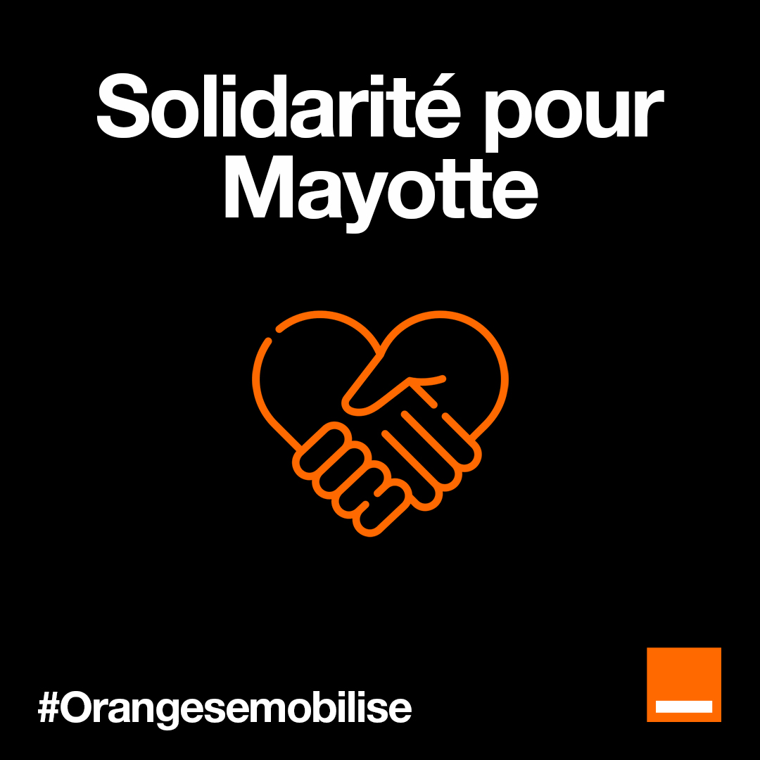 Orange s'associe à la Croix-Rouge française pour offrir 4000 cartes SIM aux habitants de Mayotte. Les bénéficiaires auront des appels et SMS illimités + 5Go d'internet jusqu'au 19 janvier 2025. Un soutien essentiel pour les plus démunis !🤝 
Plus d'infos : oran.ge/4iMhKvg