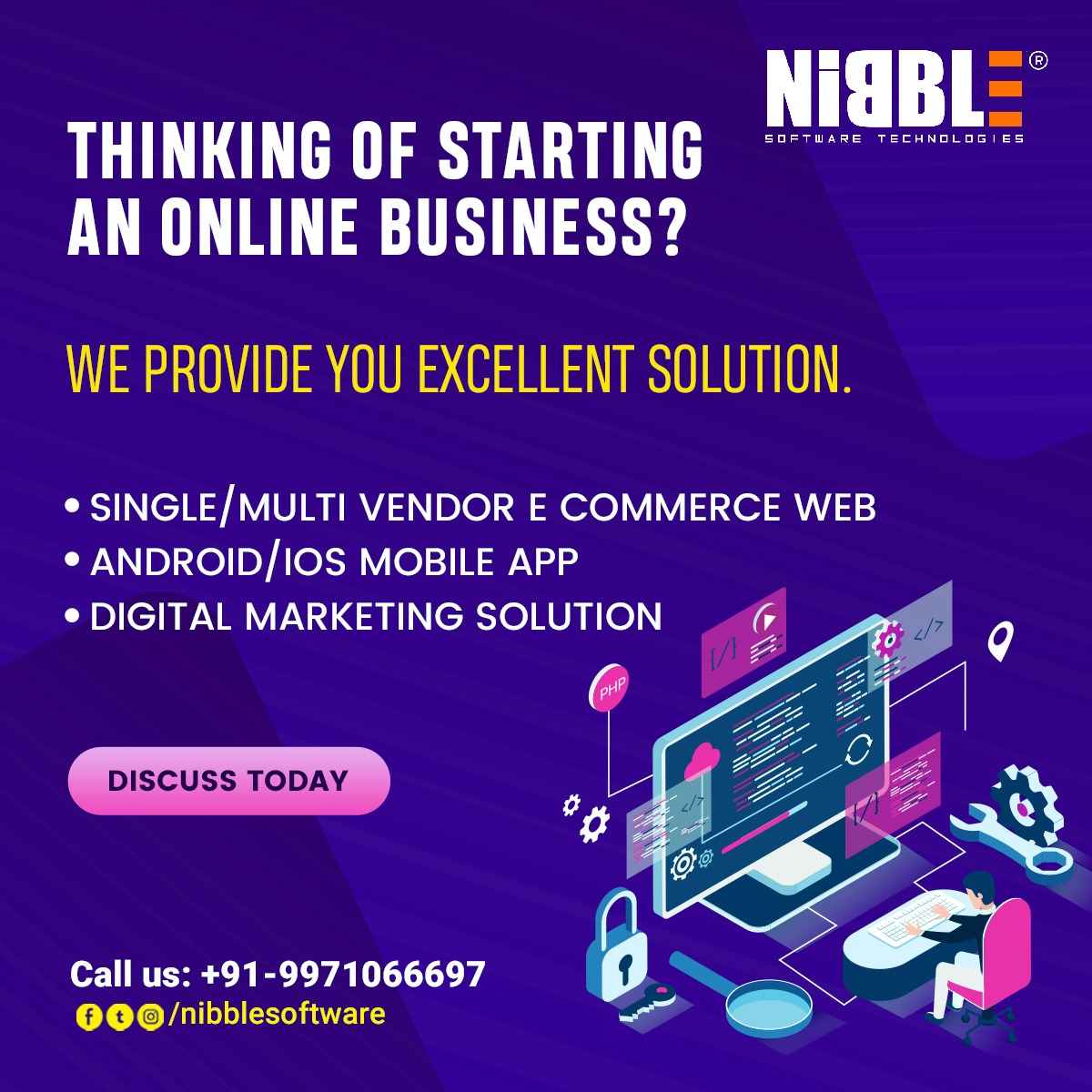 nibblesoftware's tweet image. Thinking of starting an online business? Launch your own single/multi vendor #Ecommercewebsite with smart mobile app. Let your customer great buying experience and improve your business sales. Contact us.
👉🏻nibblesoftware.com
#NibbleSoftware #EcommerceWebDevelopment #Mobile