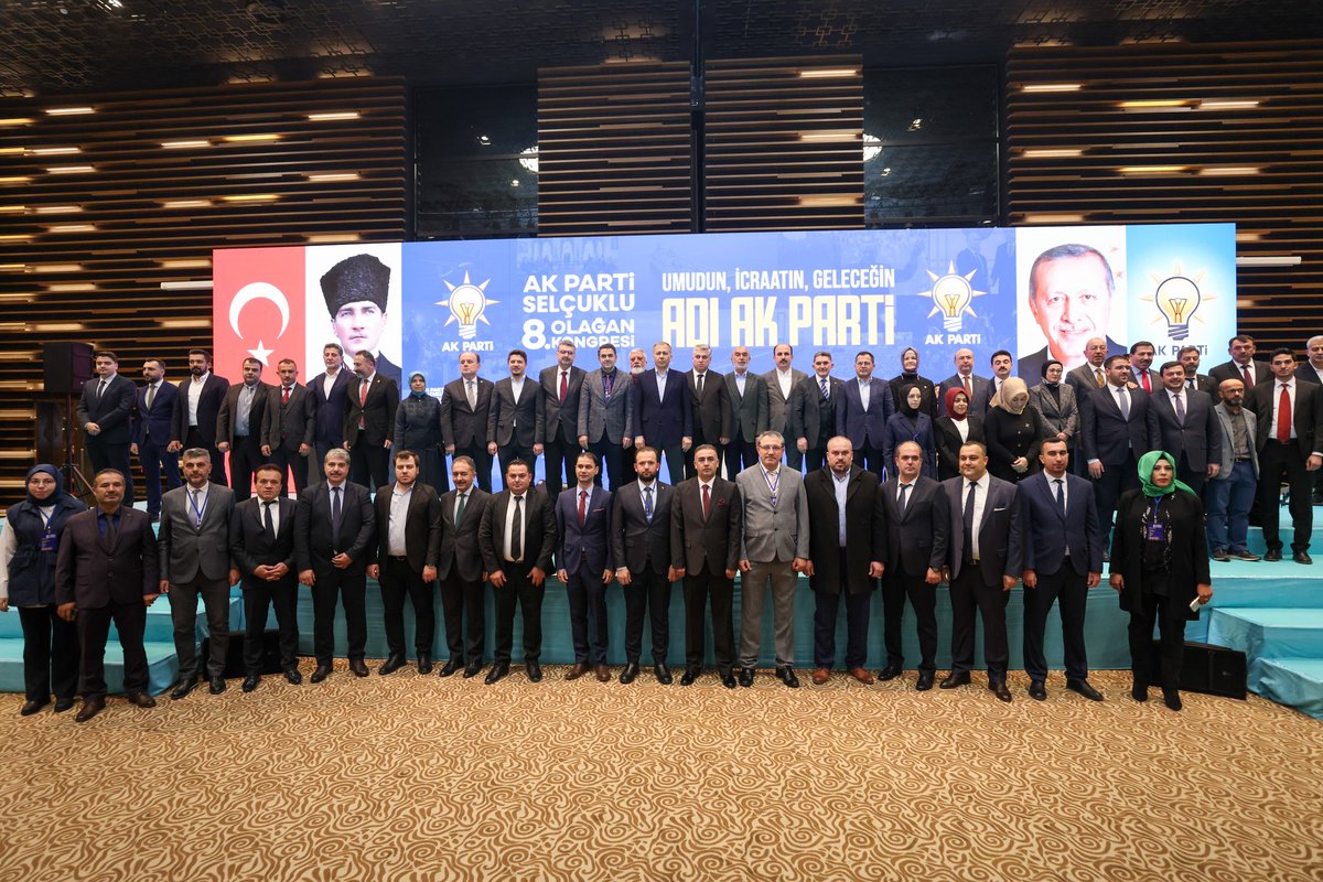 İçişleri Bakanımız Ali Yerlikaya, İl Başkanımız Hasan Angı, Milletvekillerimiz Orhan Erdem, Selman Özboyacı, Meryem Göka, Mehmet Baykan, Ziya Altunyaldız, Mustafa Hakan Özer, Büyükşehir Belediye Başkanımız Uğur İbrahim Altay ve dava arkadaşlarımızın katılımlarıyla Selçuklu 8.