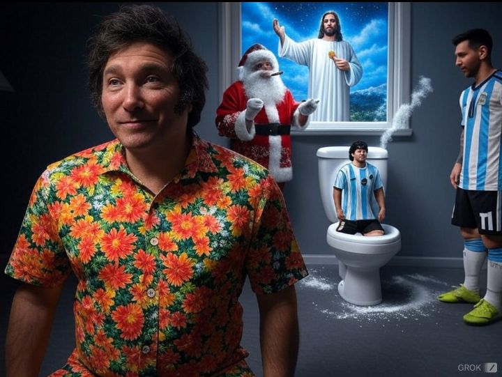 PIBEDEARGENTIN's tweet photo. @RulomboTV Mi pequeño aporte (maldita GROK no sabe hacer a rulombo sin volverlo marrón) https://t.co/22Idn7k3GG