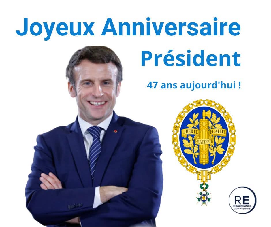 DDelaube's tweet photo. BON ANNIVERSAIRE @EmmanuelMacron AVEC TOUTE MON #ESTIME ET MON #SOUTIEN
🇨🇵🥳🇪🇺👍🇨🇵🥳🇪🇺👍🇨🇵🥳🇪🇺👍🇨🇵🇪🇺 https://t.co/jO0hLnwRwk