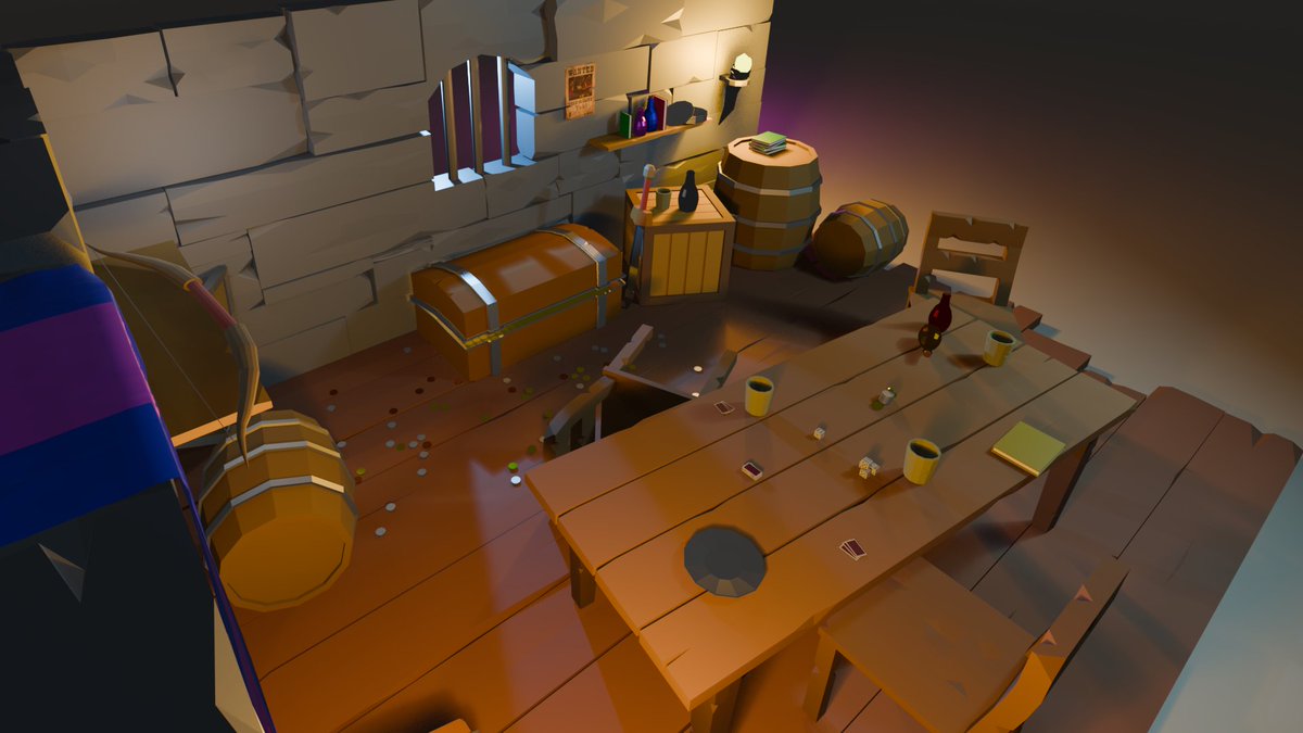 Angry_Cat_Meow_'s tweet photo. My first 3D scene (⌒ω⌒) https://t.co/KoCvaghrZc