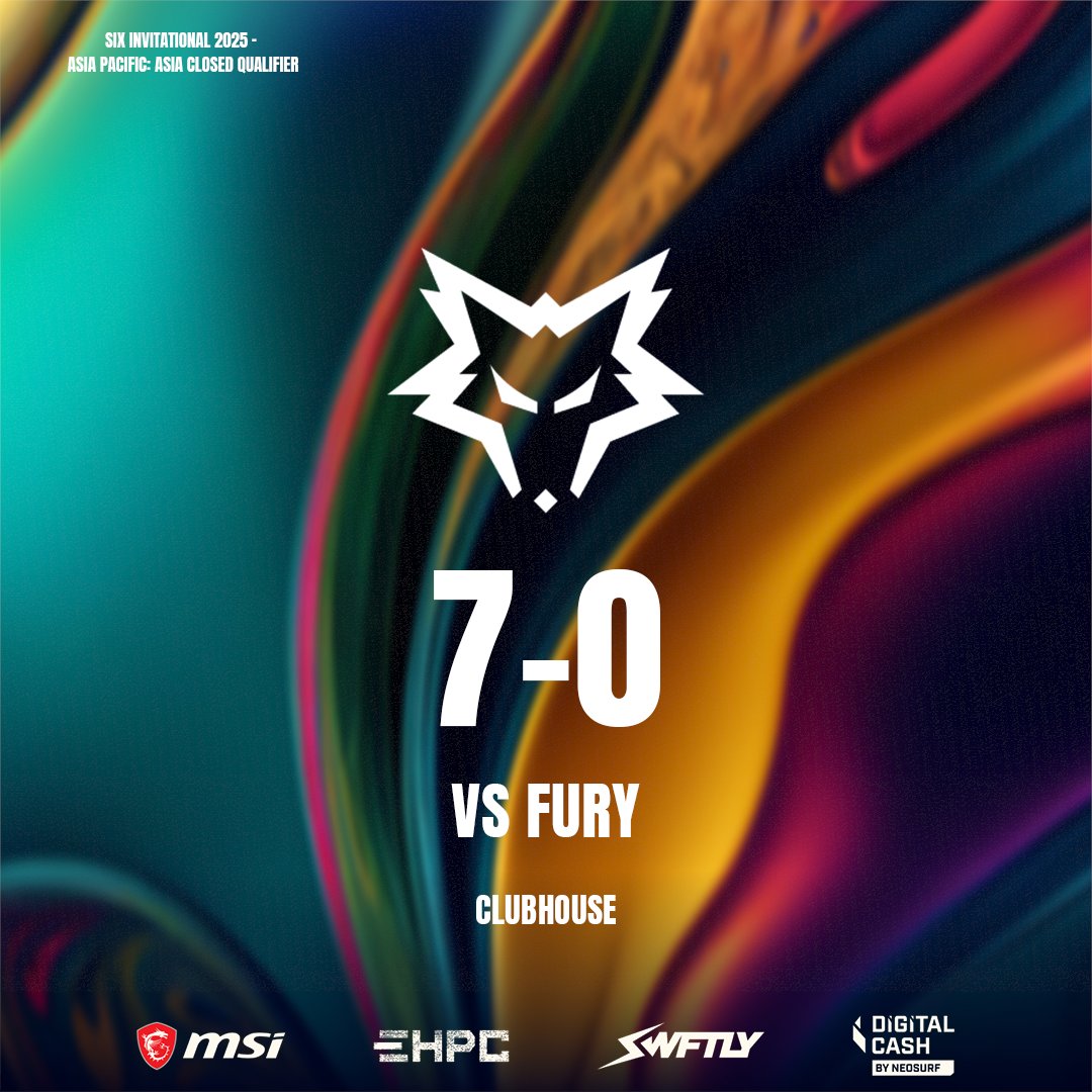 7-0 on Clubhouse 😤 

Dominant Map 1 to give us a 1-0 lead in the series!

#Wolfpack 🐺 || #DWWIN 💚