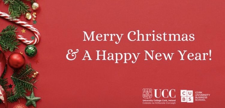 Merry Christmas everyone from <a href="/CUBSucc/">Cork University Business School (CUBS)</a> <a href="/UCC/">UCC Ireland</a>
