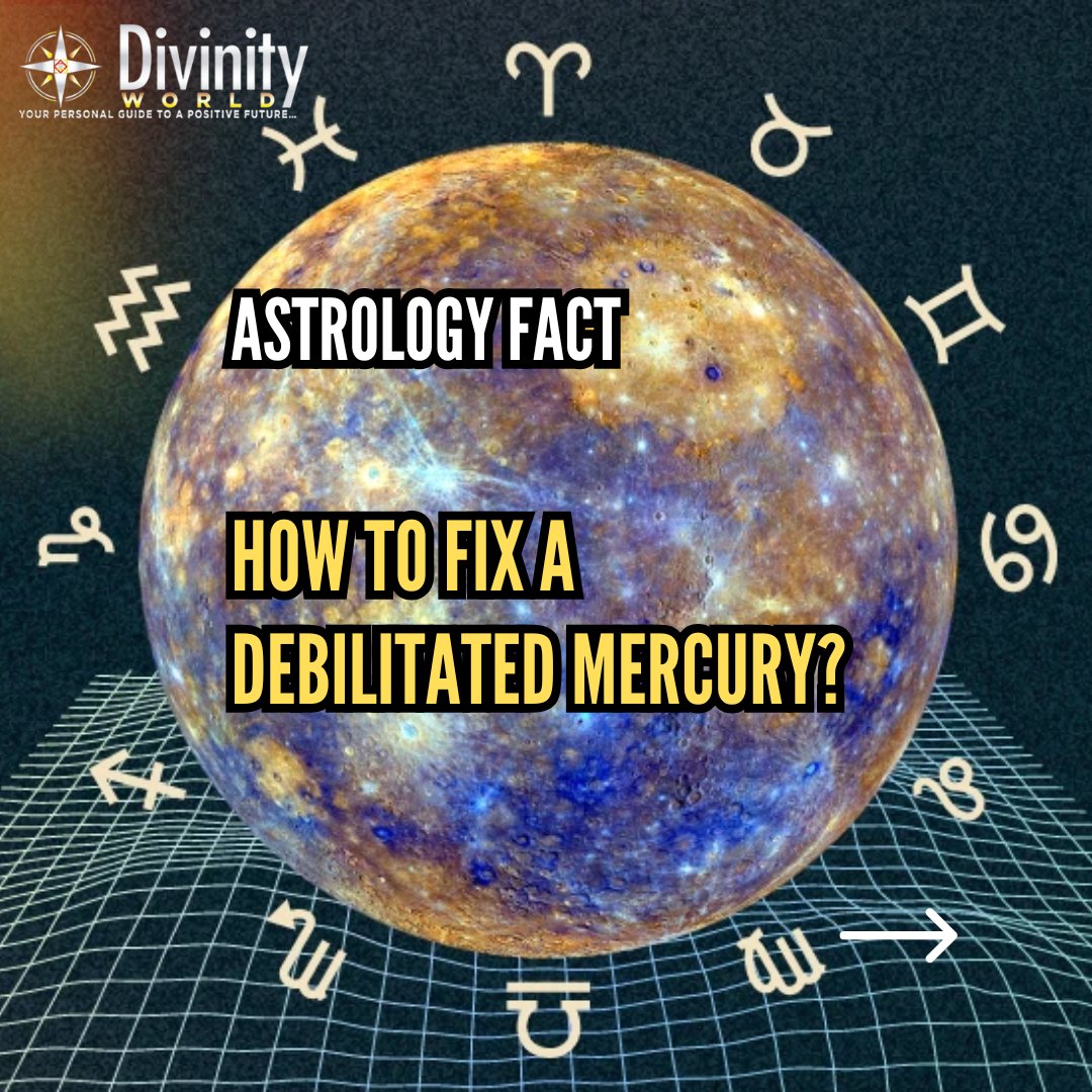 _DivinityWorld's tweet image. Astrology Fact - How to fix a debilitated Mercury? (1/2)

For Consultation, Visit Website: divinityworld.com⁠ Or, Call Us: +91 9990555034 / +9111141185034

#divinityworld #astrology #vedicastrology #Horoscope #zodiac #astrologia #Mercury #FactsMatter #planets