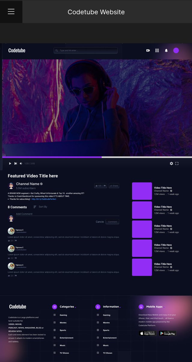 mysticzorba's tweet photo. #CodeTube,by @TheCode0x, is a decentralized streaming platform designed to empower creators and viewers with freedom and transparency. Here's how CodeTube stands out
β
No Bios Algorithm
β
No Middlemen
β
No Control Over Your Content
β
Integration with $CODE Ecosystem https://t.co/8mwf9mGsay