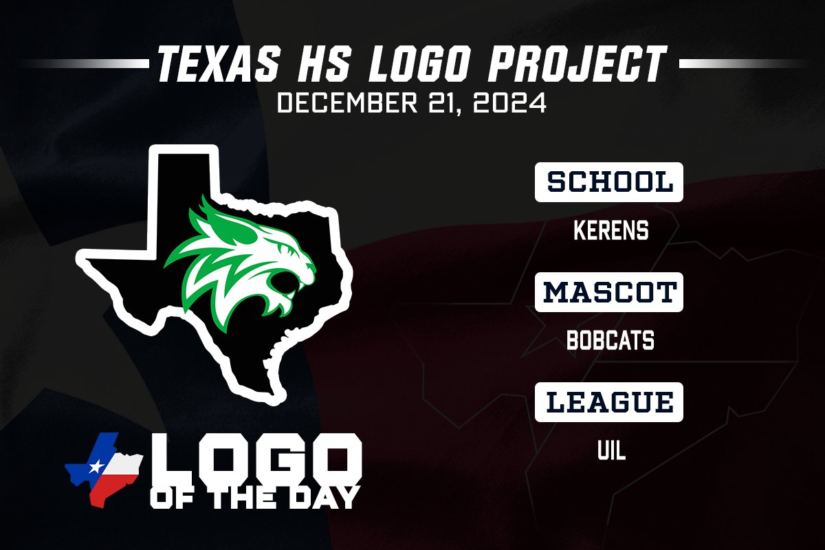 Texas HS Logo Project (@txhs_logos) on Twitter photo #LogoOfTheDay - December 21, 2024
We go to Highway 31 north of the Richland-Chambers Reservoir to check out the Kerens Bobcats.
<a href="/kbobcats/">Kerens bobcats</a> <a href="/KerensBaseball/">Kerens Baseball</a> <a href="/BobcatsKerens/">Kerens Bobcats</a>
#txhsfb #txhsvb #txhshoops #txhsbaseball #txhssoftball #txhssoccer
txhslogoproject.com/kerens-bobcats/ #LogoOfTheDay - December 21, 2024
We go to Highway 31 north of the Richland-Chambers Reservoir to check out the Kerens Bobcats.
<a href="/kbobcats/">Kerens bobcats</a> <a href="/KerensBaseball/">Kerens Baseball</a> <a href="/BobcatsKerens/">Kerens Bobcats</a>
#txhsfb #txhsvb #txhshoops #txhsbaseball #txhssoftball #txhssoccer
txhslogoproject.com/kerens-bobcats/