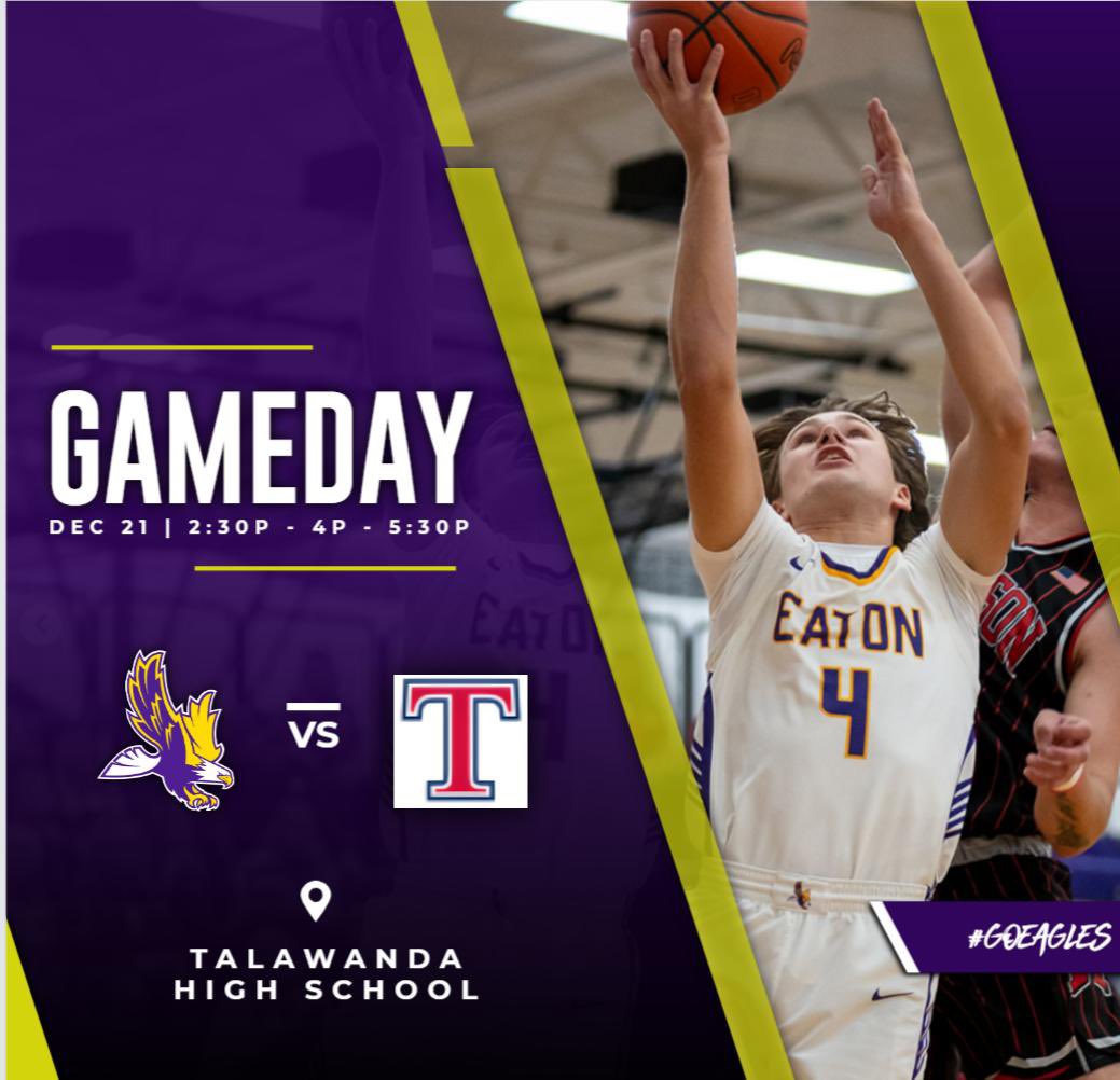Game Day! Our Eagles will head up the street to Oxford for a match up with Talawanda.