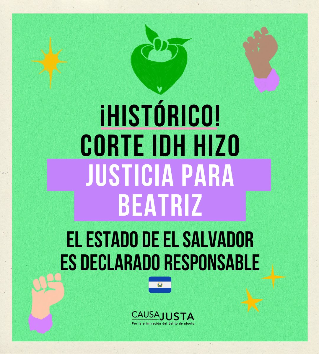 Causa Justa por el Aborto tweet media