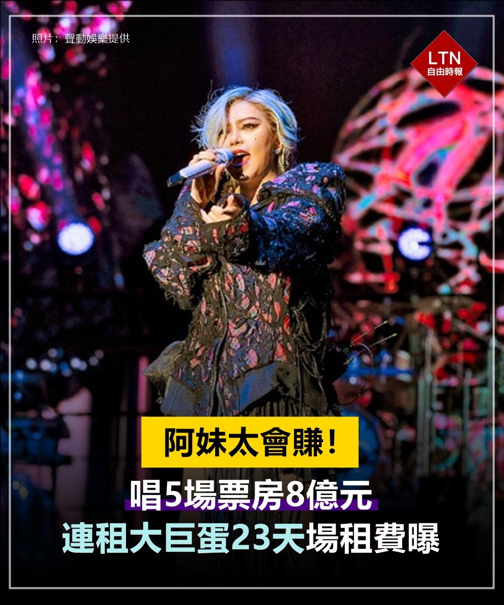 ltntw's tweet photo. 將近一個月的時間，大巨蛋都屬於阿妹一個人！不愧是天后才敢這樣玩！
 
圖文報導：https://t.co/oWA5GyRcgV

#張惠妹 #大巨蛋 #台北大巨蛋 #Taiwan #台湾 https://t.co/i3n29nKFKp
