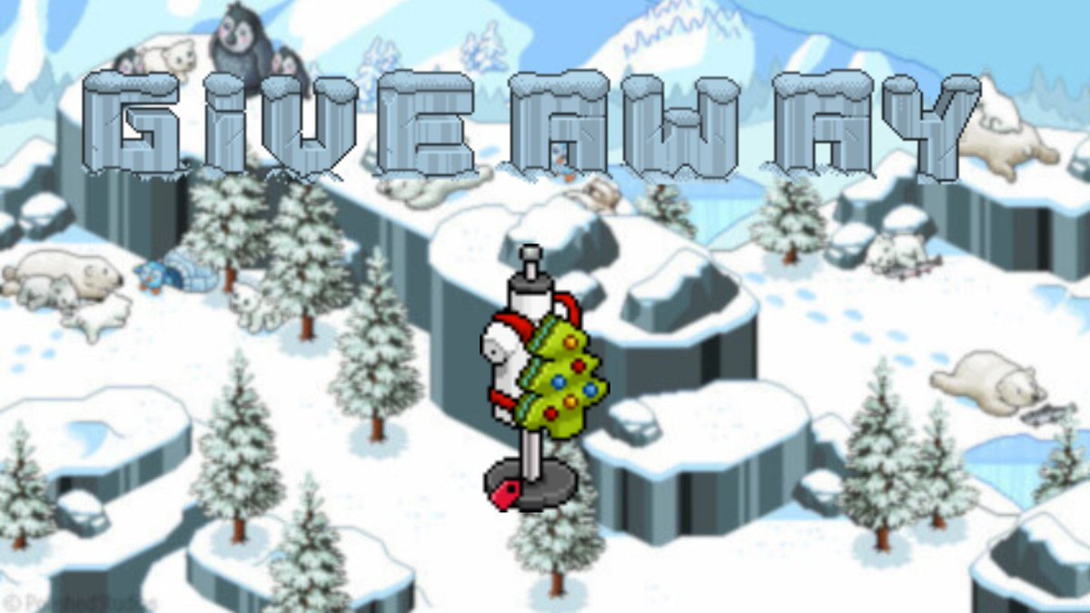 🎄𝗚𝗜𝗩𝗘𝗔𝗪𝗔𝗬🎄
Our final and biggest giveaway! WIN a brand new RARE Festive Tree Backpack!

🎅🏼Follow us!
🎅🏼Like &amp; Repost! 
🎅🏼Tag a friend to win 10c

There will be 𝟱 winners!🎄 Ends on the 28th!🎅🏼 .COM only!🎁 Good luck! #Habbo