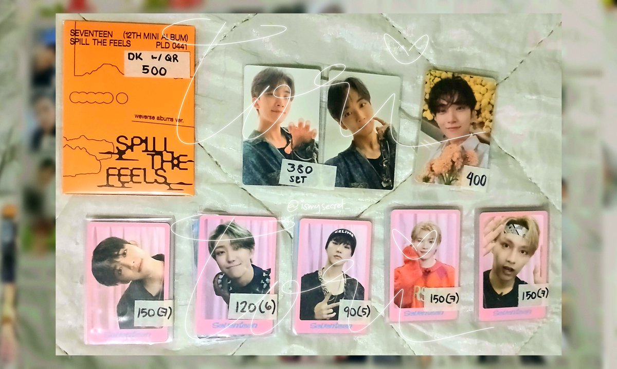 TORI LAPAGS 12.21 — #towribentables
❣️Declutter Sale ❣️

— ❌ rush ship. Will start shipping Jan or when I got the mats.
— Ratio pcs are open to any mem.
— Will give discounts if 5 pcs+
— Free pf and sf for the first buyer

Reply "mine + cropped pic" to claim
No dms