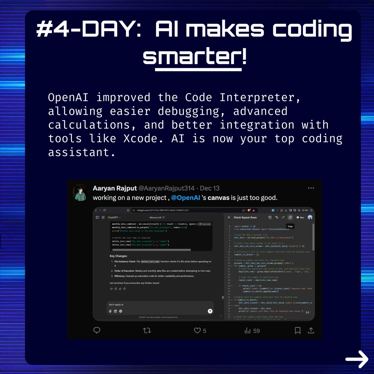 StevenR41985's tweet image. #ChatGPTcanvas #ChatGPTApple #ChatGPTAdvancevoice #ChatGPTProjects