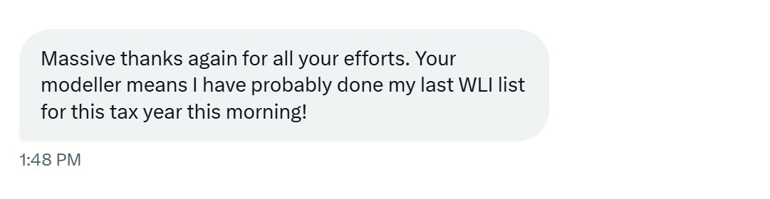 1/2 Im getting LOADS of messages (shrd with permission) like the one below <a href="/wesstreeting/">Wes Streeting</a> 

Please do something about this. The #taper 👇 is a real problem in 24/25 and for many like this consultant from a major shortage speciality like my own.

He WANTS to help the waiting lists