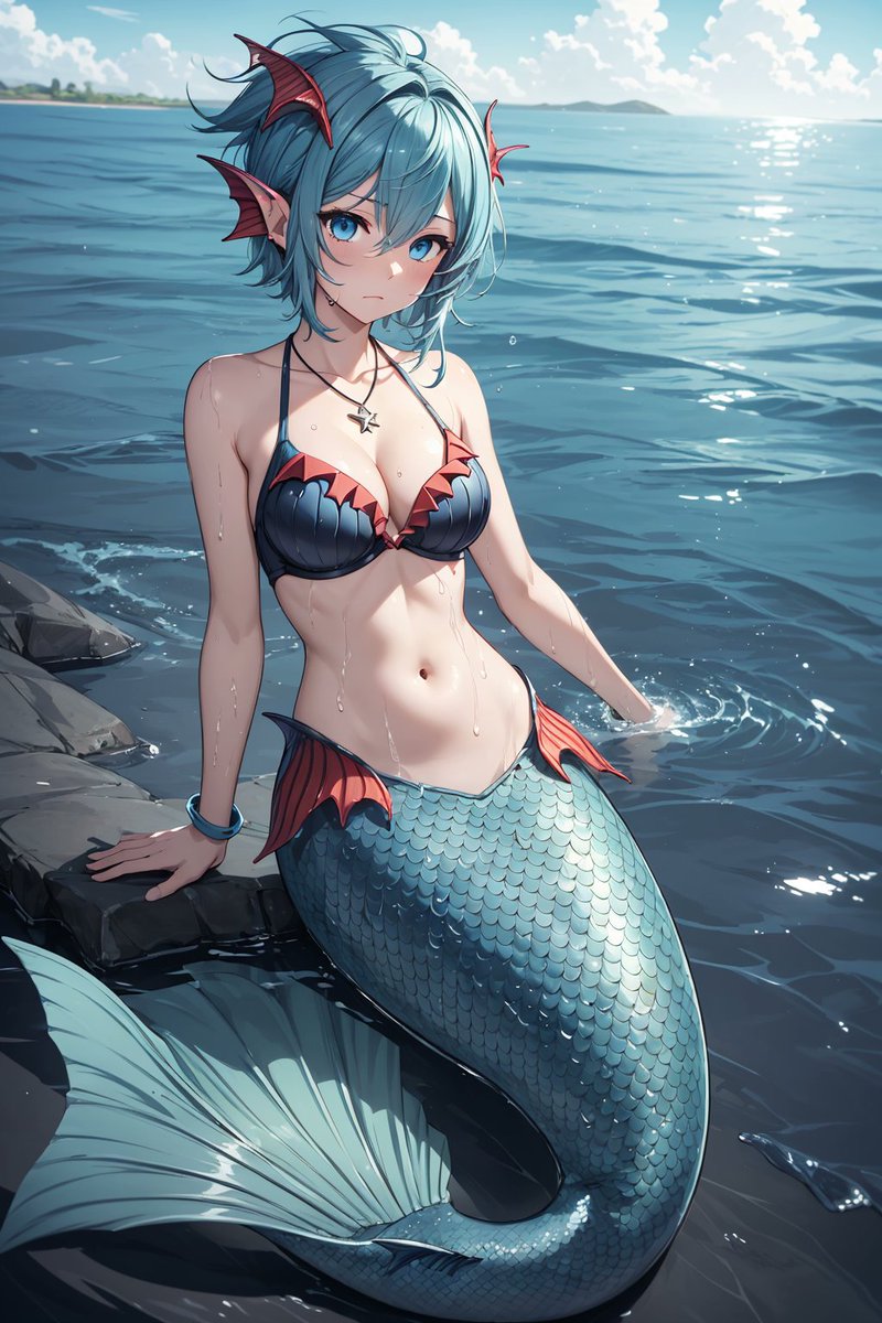 abyssluke's tweet photo. 今日の #AIイラスト
人魚
lora:hyperdetailer_v095:0.3 lora:lightup_brightness_v200:0.3
#BreakDomain (I2428) #stablediffusion #aiart https://t.co/CzXV6695qH