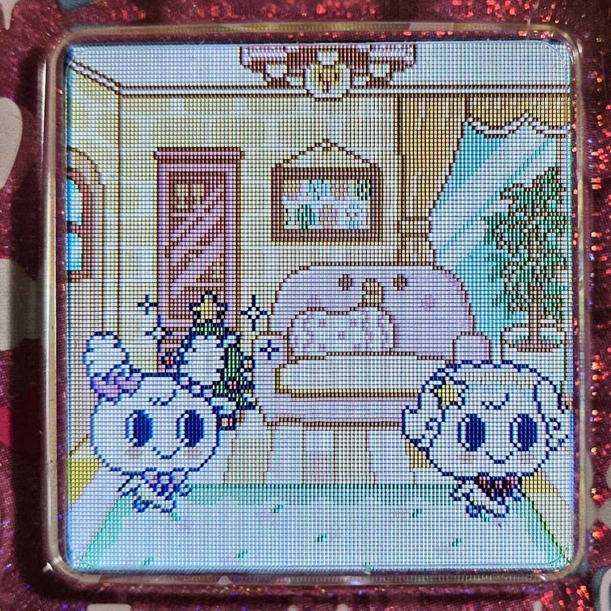 また双子～🎀💞
今度は二卵性だぁ🥰
#たまごっち #たまごっちみーつ #たまごっち日記