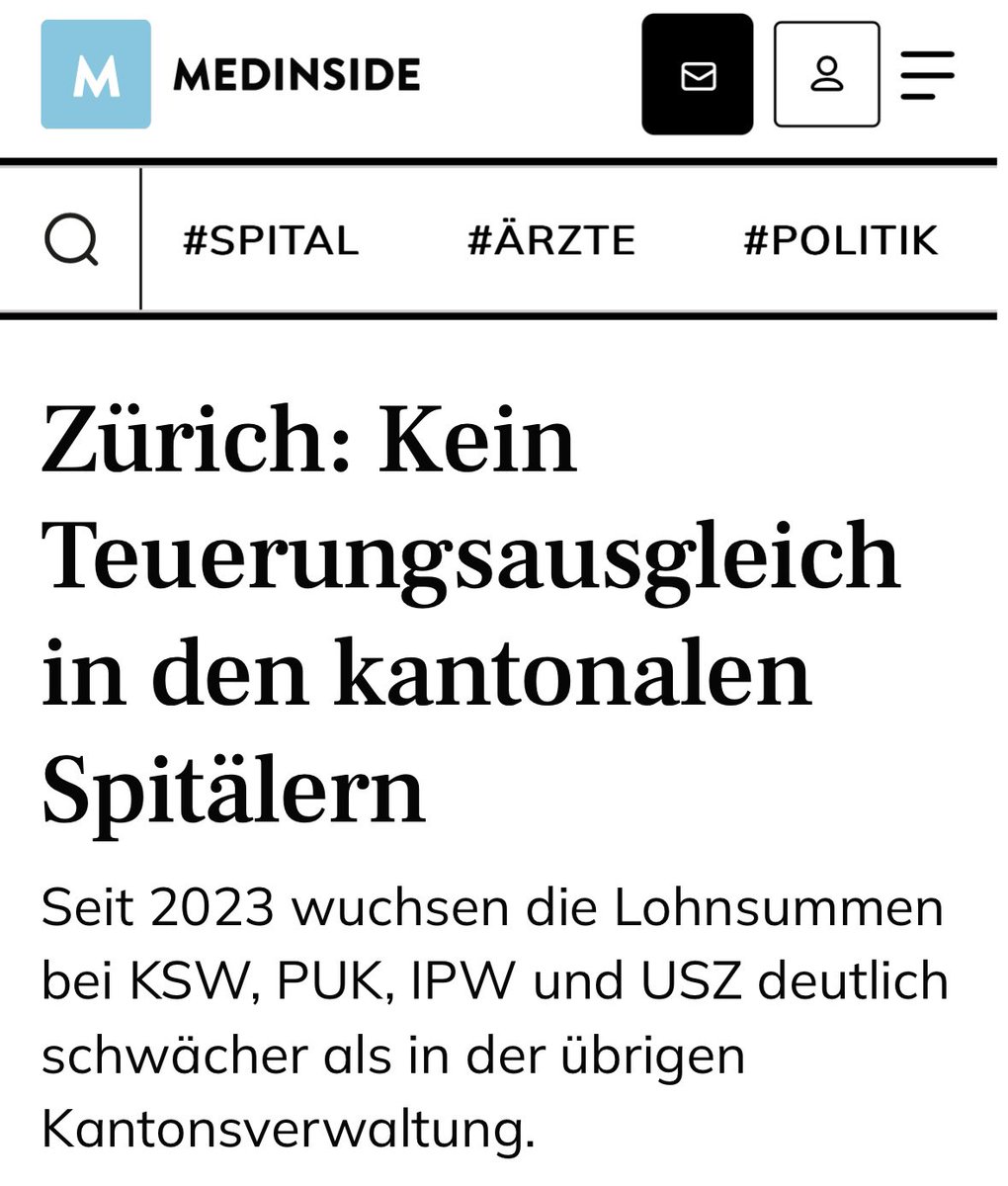 Liebe Kinder, viele haben nie verstanden, weshalb ich so viel polit. Kraft und Energie in die Nicht-Auslagerung des Stadtspitals reingesteckt habe. Heute verstehen mich diese Kritiker*innen besser. «Aus Gründen» bekommt das Triemi- &amp; Waidpersonal den vollen Teuerungsausgleich! ✊🏽