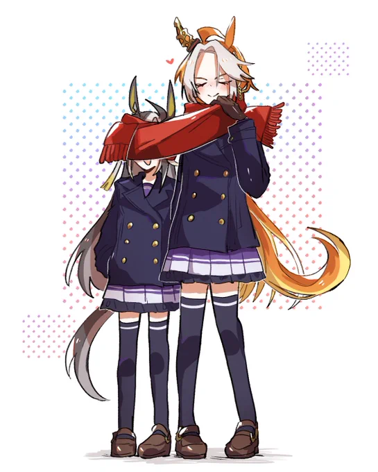 ドリオル2人マフラー 