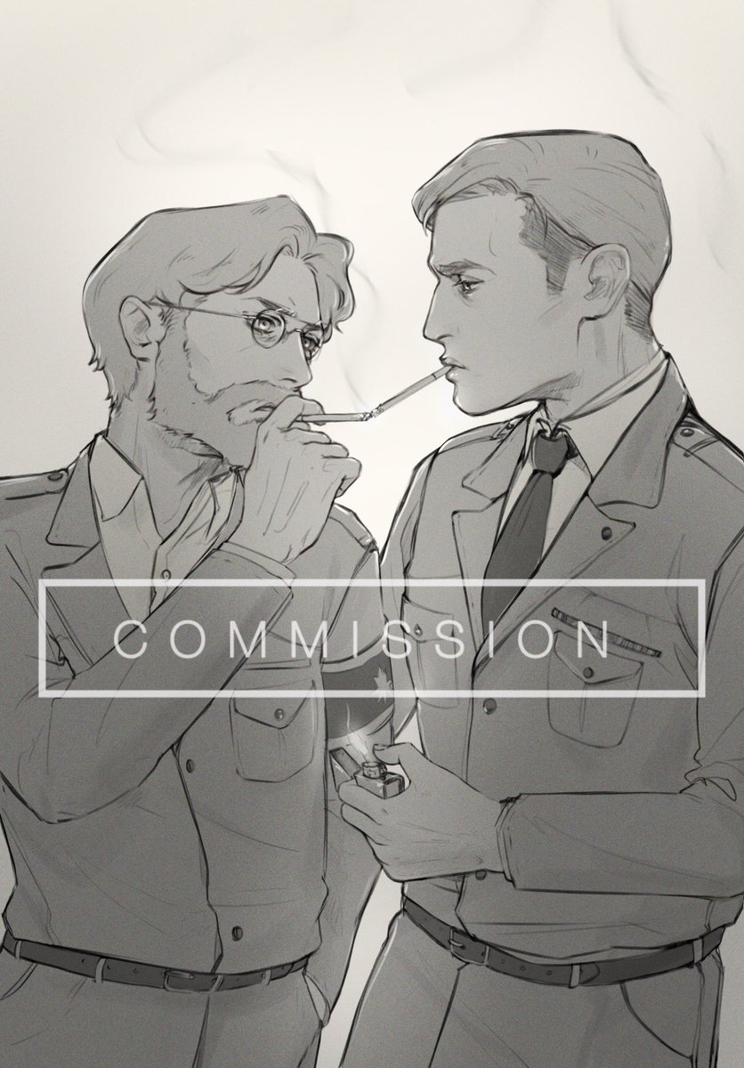 lewiathans's tweet photo. Erwin x Zeke commission for @zekeyhs 🚬 https://t.co/DRg0REdyDC