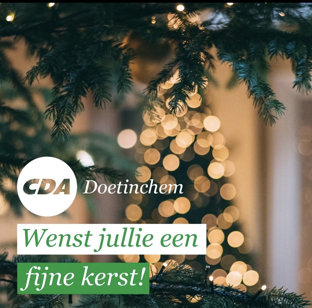We wensen alle inwoners van #Doetinchem, #Wehl en #Gaanderen hele fijne kerstdagen! 🎅🎄💚.