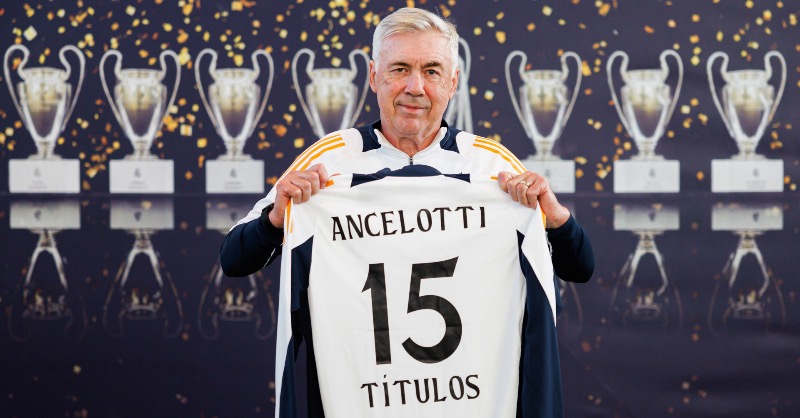 realmadrid's tweet photo. 🔝 ¡@MrAncelotti, el entrenador con más títulos de la historia del Real Madrid!
💬 “Es un honor haber tenido este éxito”.