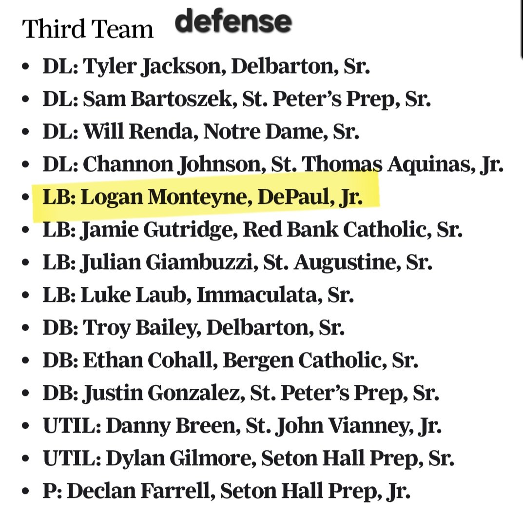 Michael Bright (@mbright44_) on Twitter photo <a href="/dpfootball/">DePaul Football</a> with 9 players named to the NJ.COM ALL State Non-Public football roster. <a href="/Rivals/">Rivals</a> <a href="/HSSportsNJ/">NJ.com HS Sports</a> <a href="/PrepRedzone/">Prep Redzone 🏈</a> <a href="/On3sports/">On3</a> <a href="/MarlenBright5/">Marlen Bright</a> <a href="/PetersonSports/">Peterson Sports</a> <a href="/the_proedge/">Pro E.D.G.E.</a> <a href="/dpfootball/">DePaul Football</a> with 9 players named to the NJ.COM ALL State Non-Public football roster. <a href="/Rivals/">Rivals</a> <a href="/HSSportsNJ/">NJ.com HS Sports</a> <a href="/PrepRedzone/">Prep Redzone 🏈</a> <a href="/On3sports/">On3</a> <a href="/MarlenBright5/">Marlen Bright</a> <a href="/PetersonSports/">Peterson Sports</a> <a href="/the_proedge/">Pro E.D.G.E.</a>