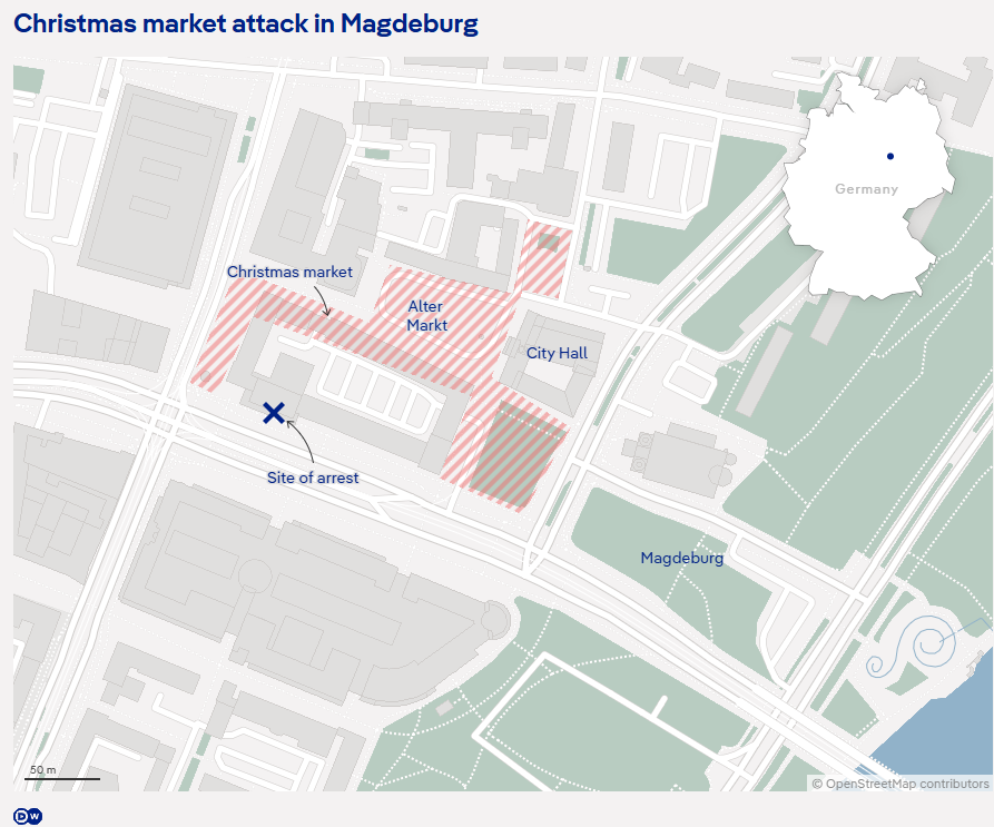 UPDATE: The death toll in the Christmas market attack in Germany's Magdeburg has risen to four, media reports citing German security sources say. More than 40 people were seriously injured. Follow the latest: p.dw.com/p/4oS7y