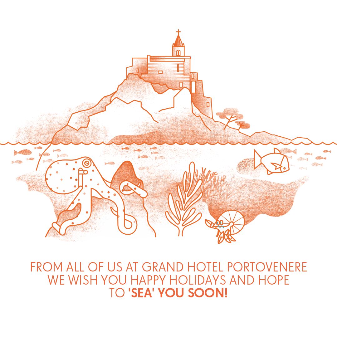 Buone Feste, con l’augurio che questo periodo possa portarvi tanti momenti felici e uno splendido Anno Nuovo! 🥂🌠

#Portovenere #GrandHotelPortovenere