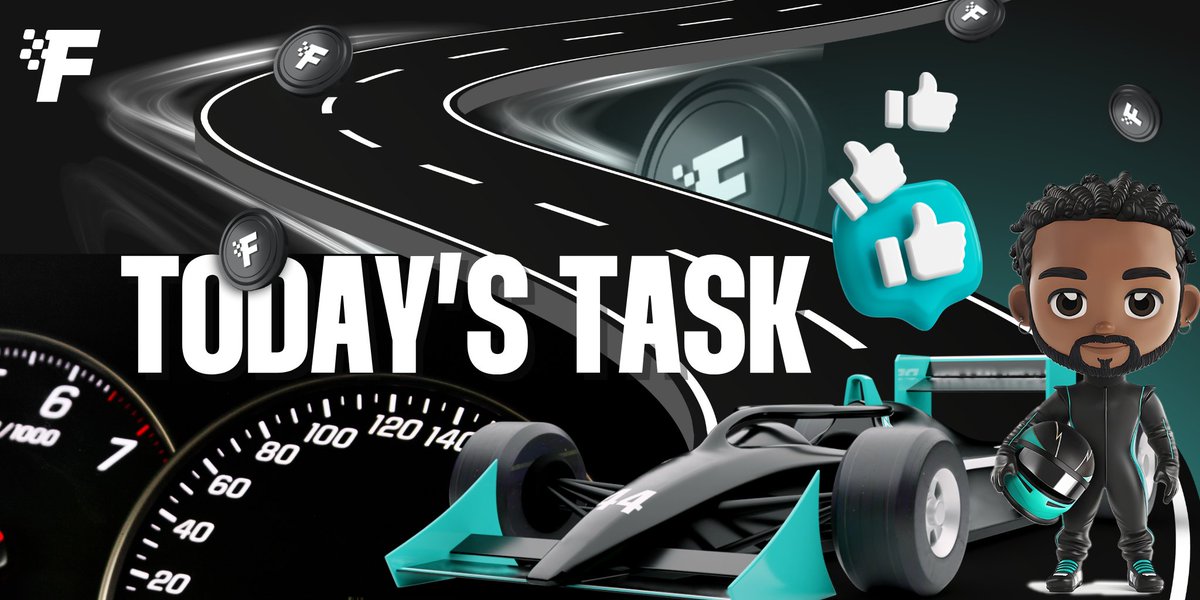 Furmulagames's tweet photo. 🎯 Today’s Task

1️⃣ Like this post

2️⃣ Retweet with the hashtag #FurmulaGames #Furmula

3️⃣ Tag 1 friend who loves blockchain or racing

Let’s grow the community! 🚀

🎁 At 22:00 GMT+2, 2 lucky participants will each win $50 in tokens!

#Furmula $FURM #Giveaway https://t.co/HpscJP63ZP
