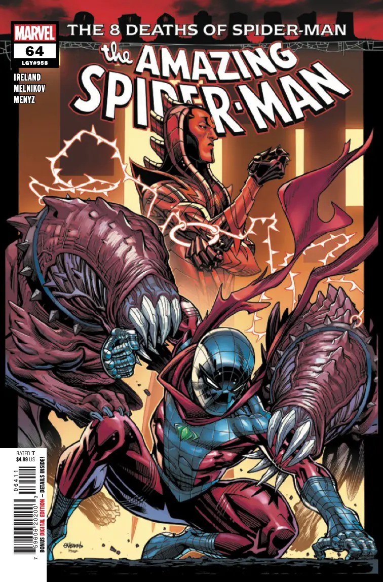 BuzzComics's tweet photo. Preview de Amazing Spider-Man #64 par Justina Ireland, Gleb Melnikov (@GlebMelnikov8) et Marcio @Menyz chez @Marvel #MarvelComics #SpiderMan #8DeathsOfSpiderMan https://t.co/SWtSmKA5ec https://t.co/x55edtDQNF