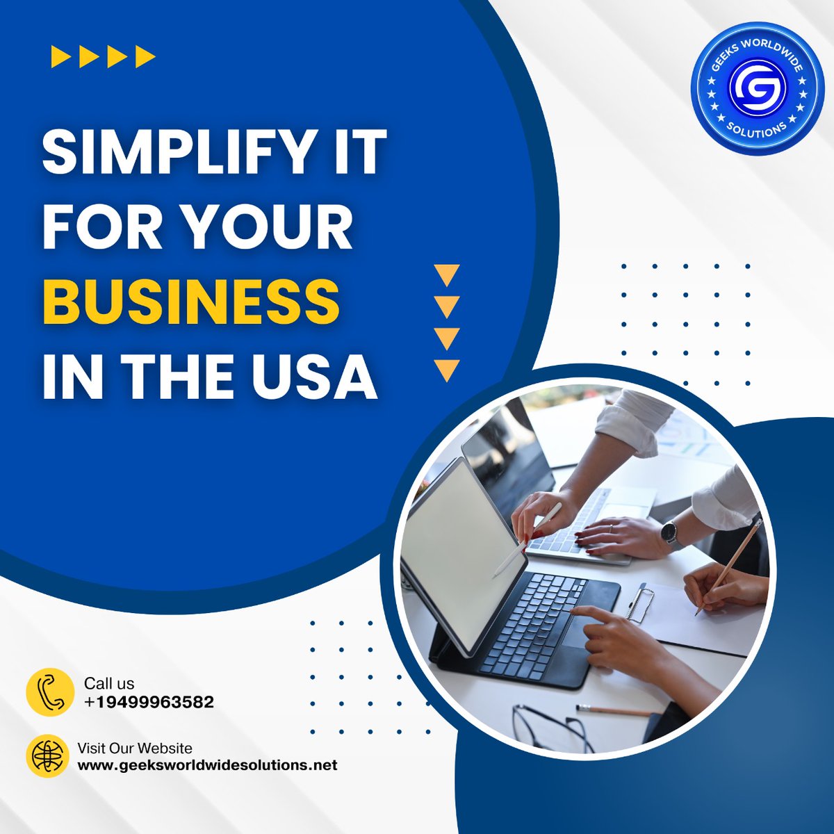 geeksolutioninc's tweet image. Simplify IT for your business in the #USA! Streamline operations with our tailored tech solutions.
📞 Call: +1 949 996 3582
#ITSolutions #USABusiness #DigitalTransformation #TechSupport #BusinessOptimization #Innovation